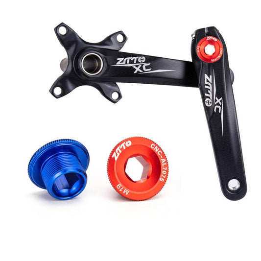 2pcs ZTTO Bicycle Aluminum Alloy Crank Cover Mountain Bike Crank Screws, Style: M19 Red by ZTTO