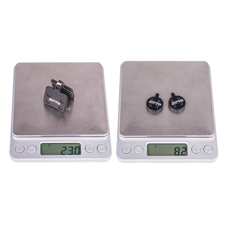 2pairs ZTTO Bicycle Disc Braking Pads Mountain Bike Semi-Metallic Resin Brake Pads, Model: MS-07C With Hole by ZTTO
