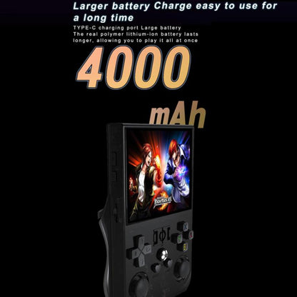 Portable Open Source GBA/FC Arcade Handheld Game Console, Size: 64G(Transparent Blue) by bashfashion