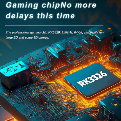 Portable Open Source GBA/FC Arcade Handheld Game Console, Size: 64G(White) by bashfashion