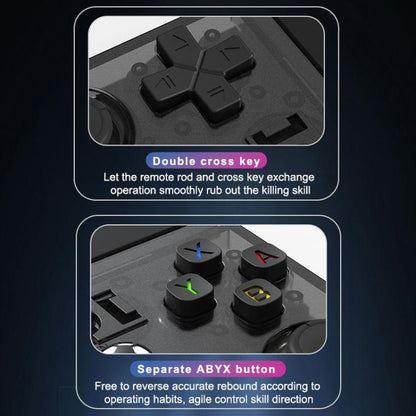 Portable Open Source GBA/FC Arcade Handheld Game Console, Size: 128G(White) by bashfashion